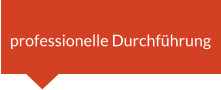 professionelle Durchführung